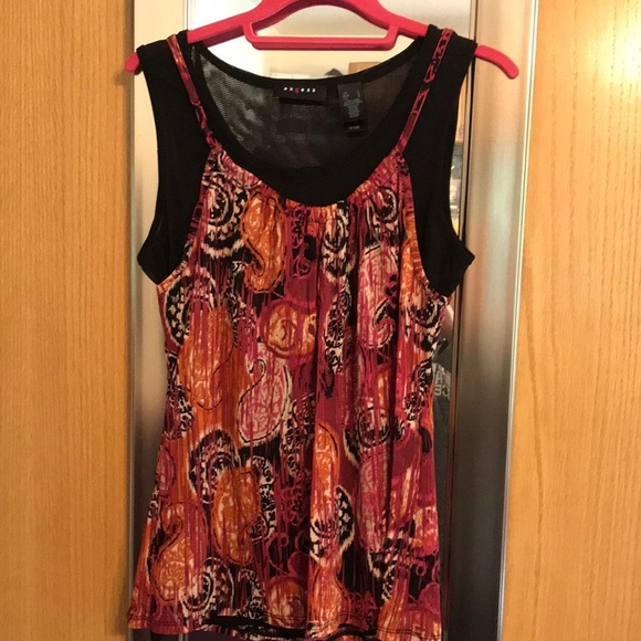Axcess 2 layer blouse size large - Picture 1 of 6